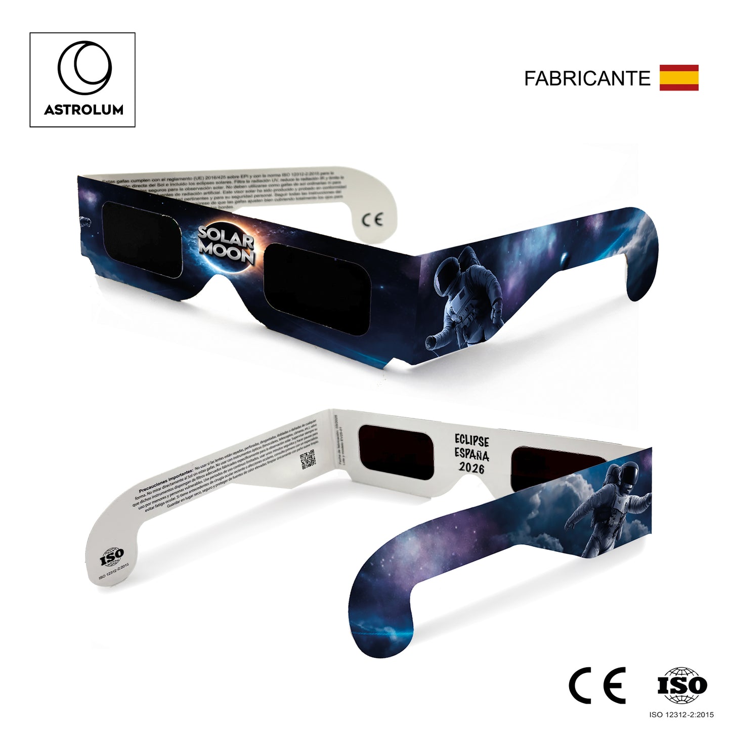 Gafas Eclipse Solar  ISO 12312-2:2015