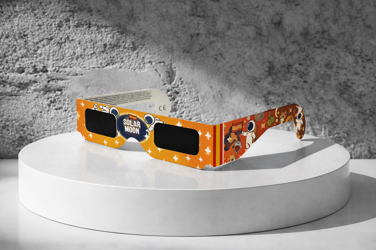 Gafas Eclipse Solar  ISO 12312-2:2015 - Roja